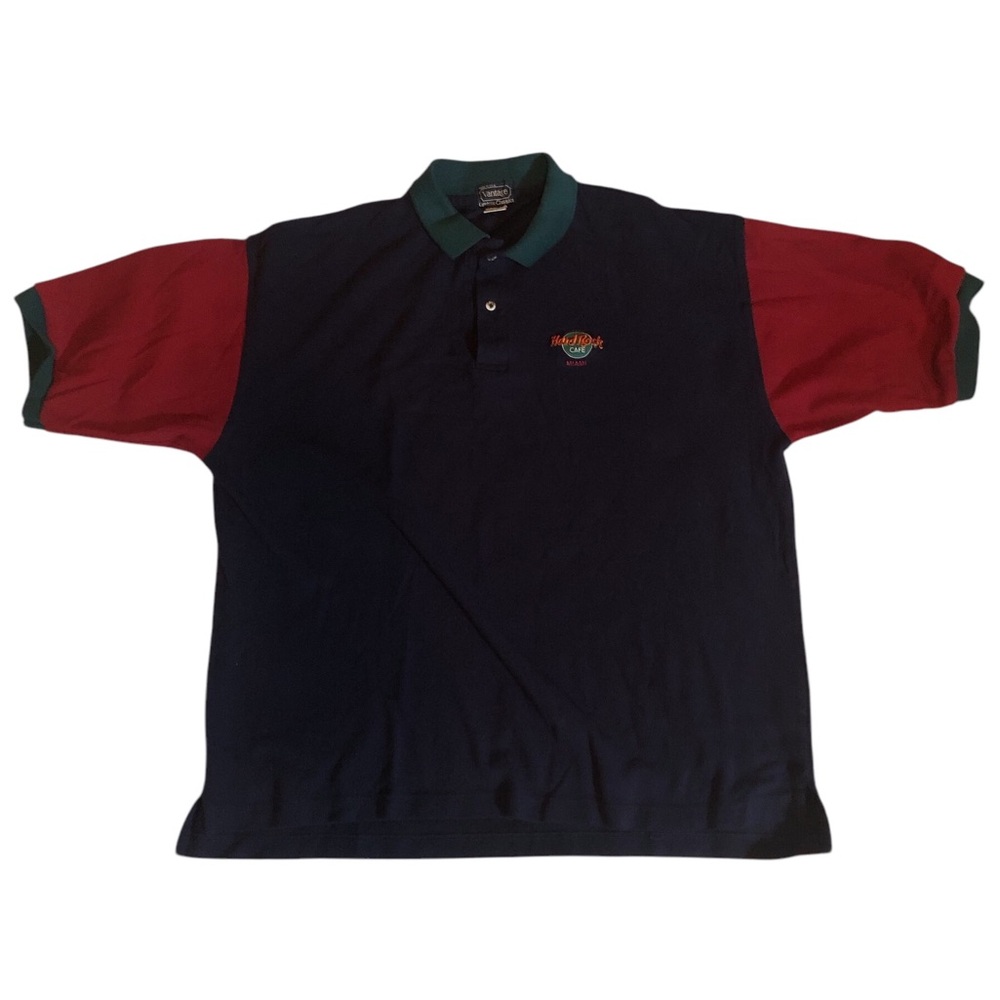 HRC Miami Tri-Color Polo Shirt (XL)